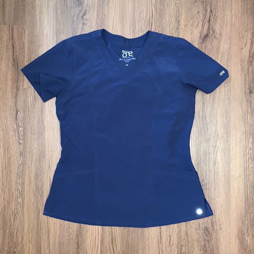 Navy jogger scrub set